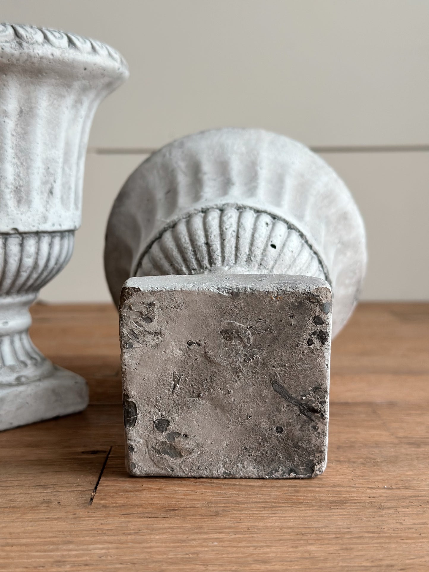 Cement Pedestal Urn Planter