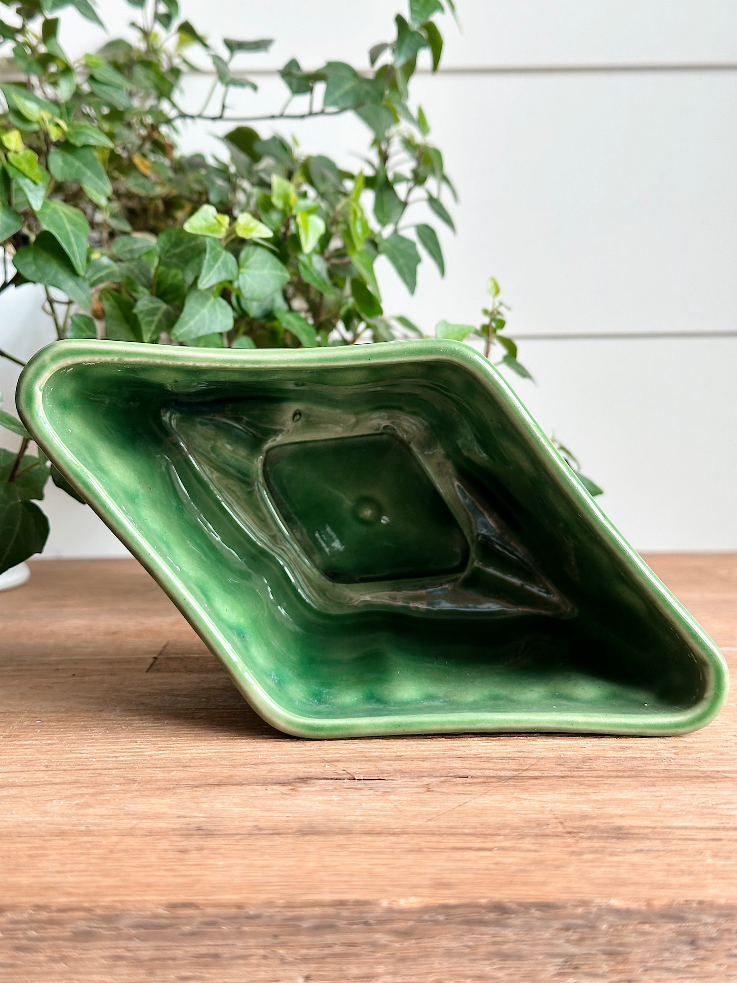 Vintage Diamond Shaped Planter