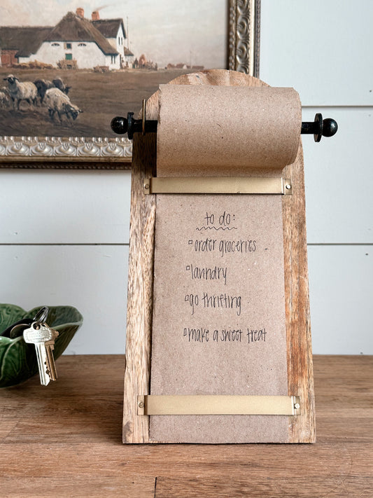 Wooden List Keeper