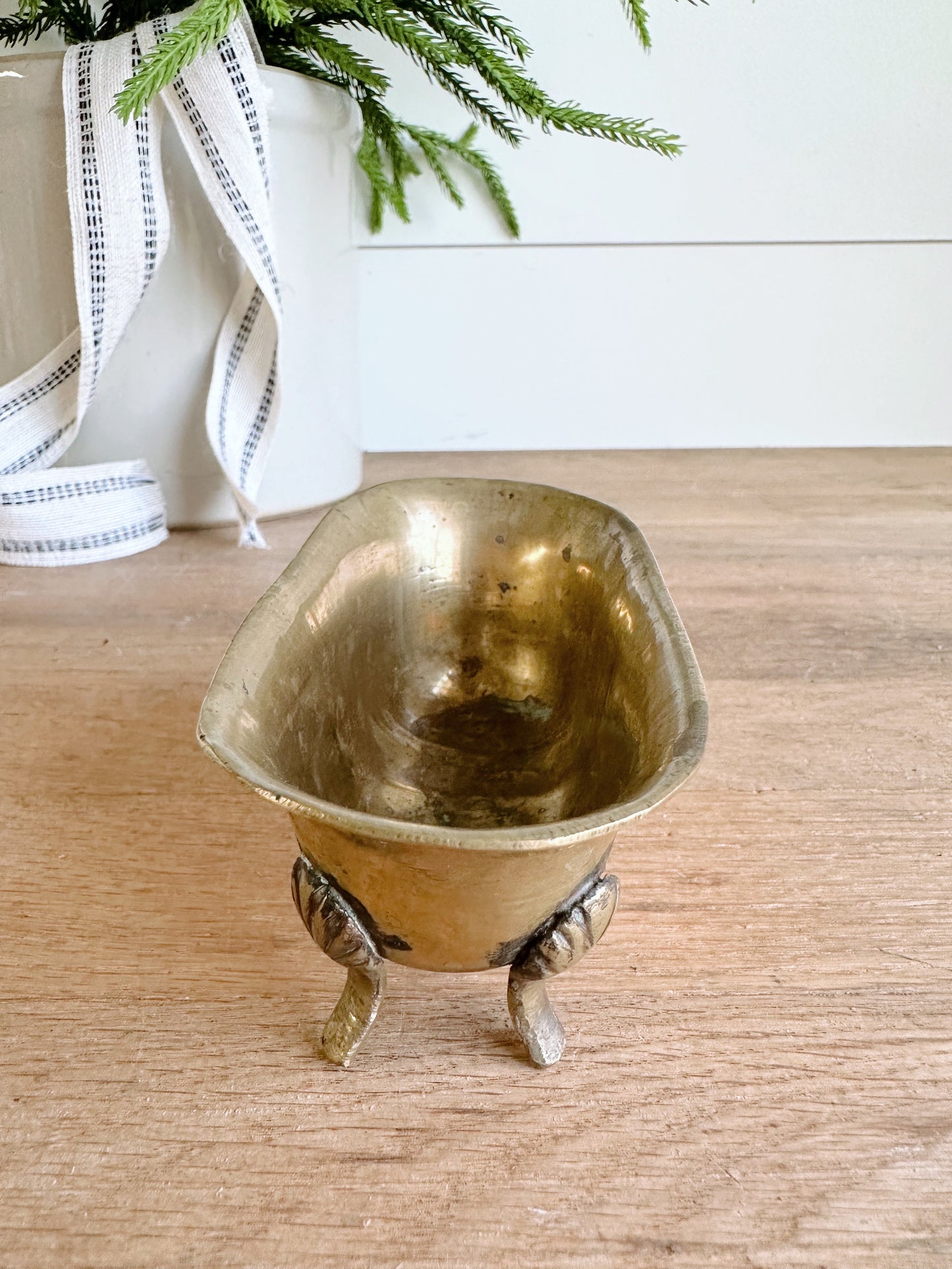 You Choose the Scent - Brass Bathtub Vintage Vessel Candle