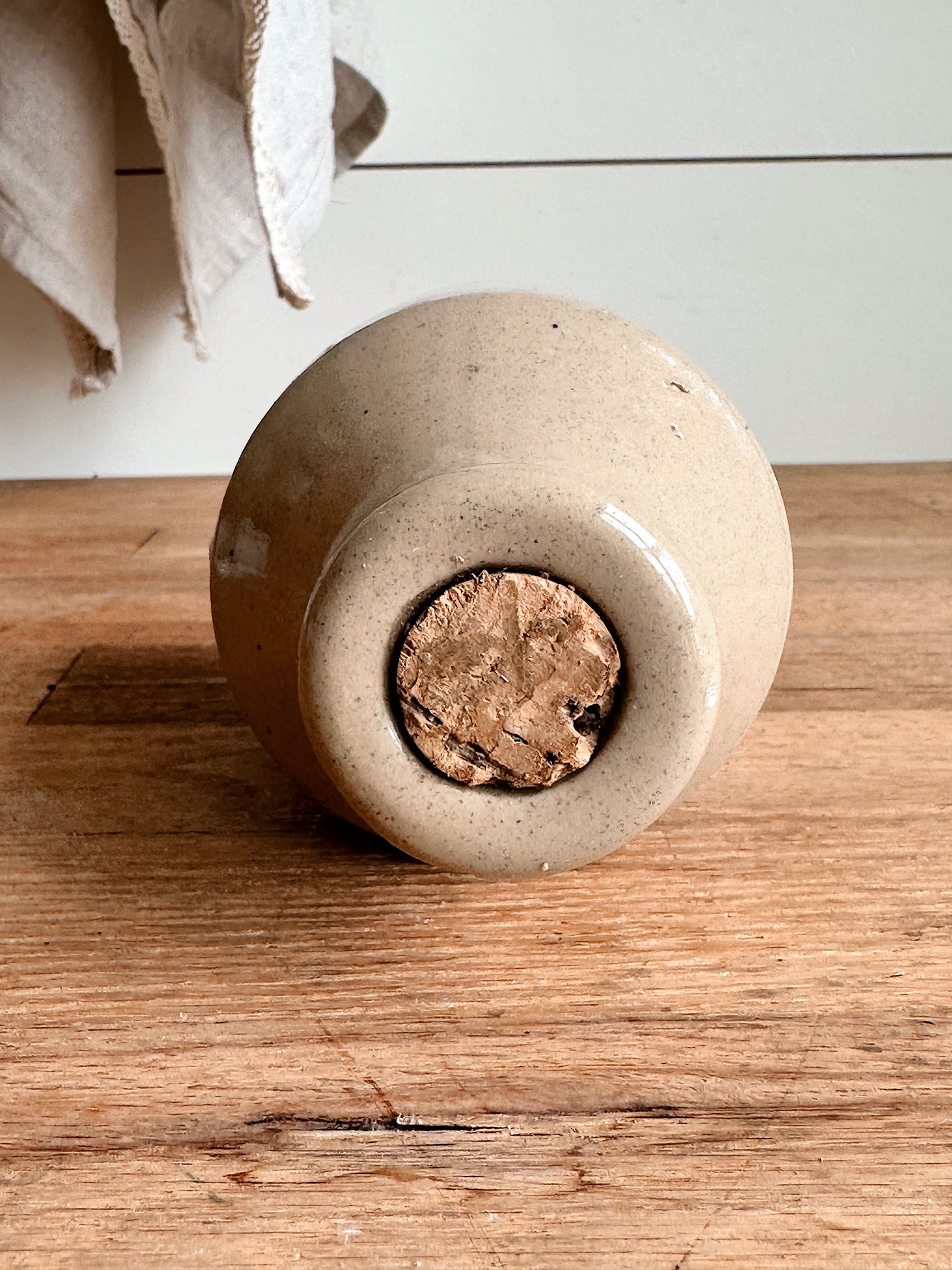 Vintage Stoneware Cooking Oil Bottle, Made in England