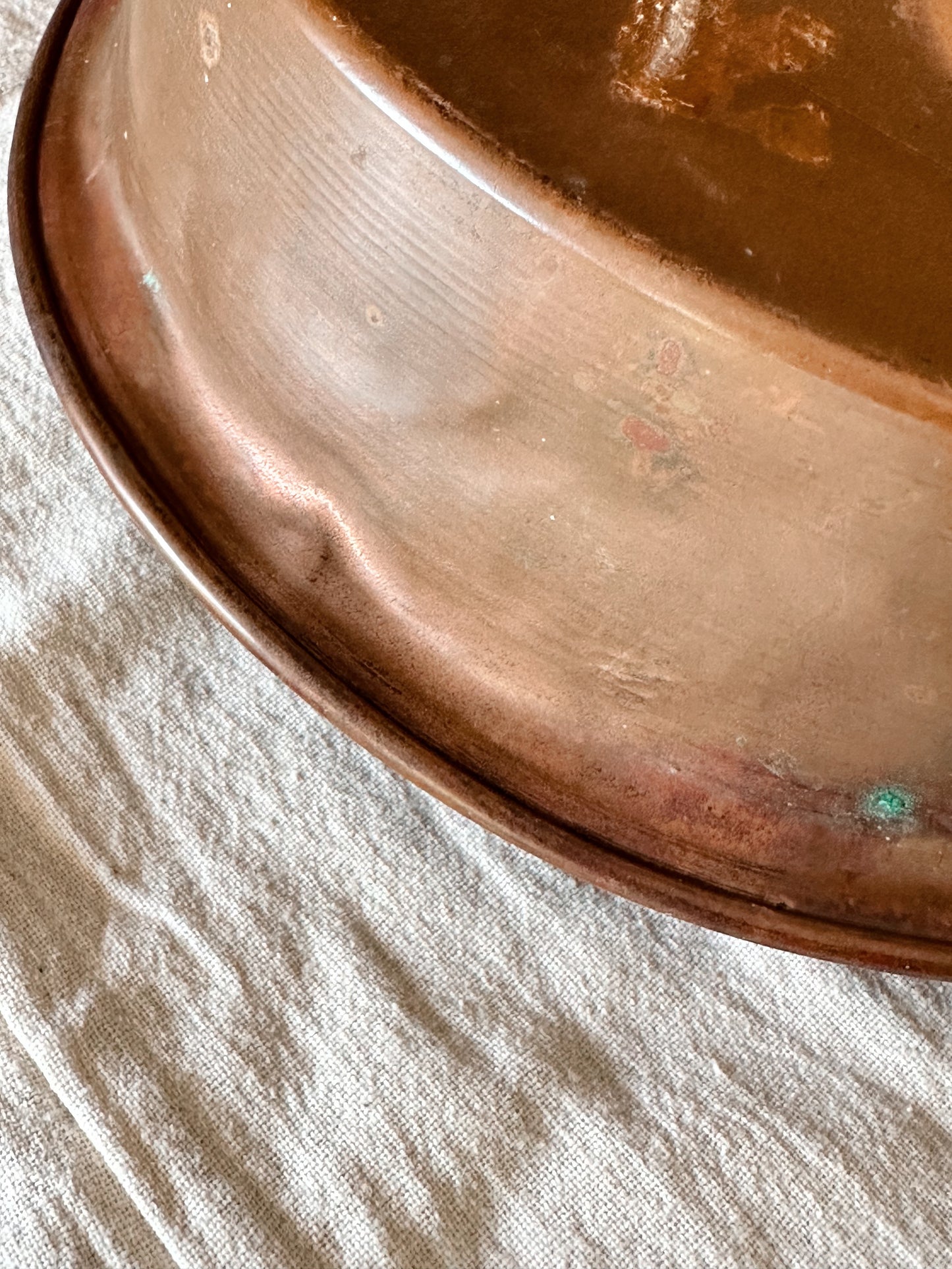 Vintage Copper Poaching Pan