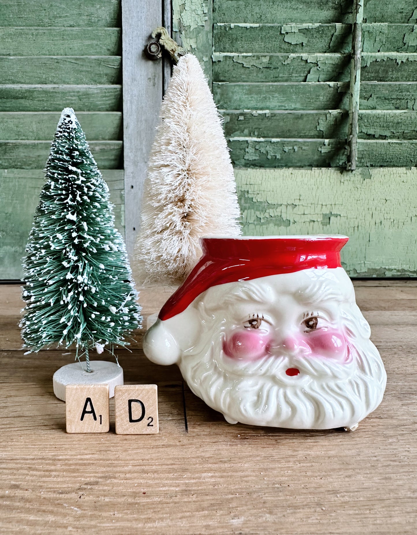 Vintage Santa Planter