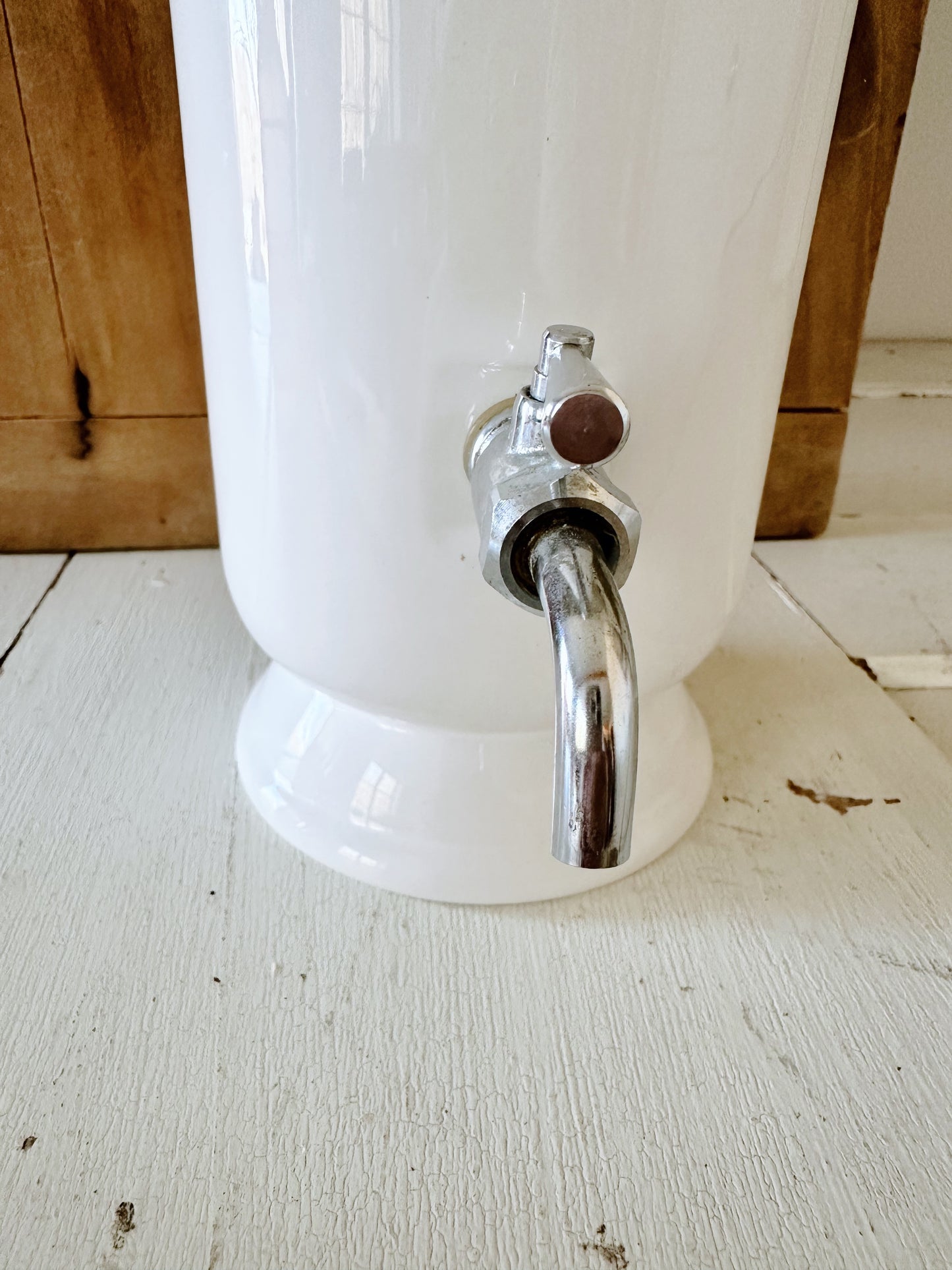 Vintage Porcelain Mouthwash Dispenser