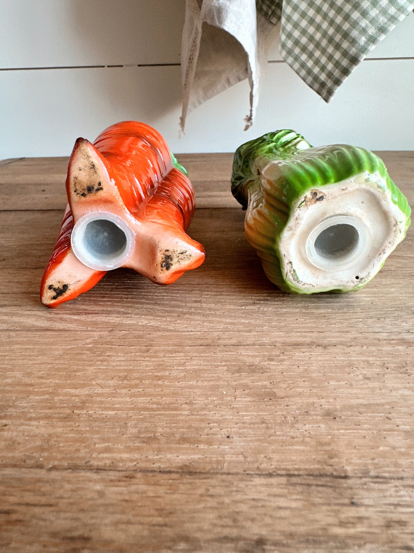 Vintage Carrot & Celery Salt and Pepper Shakers