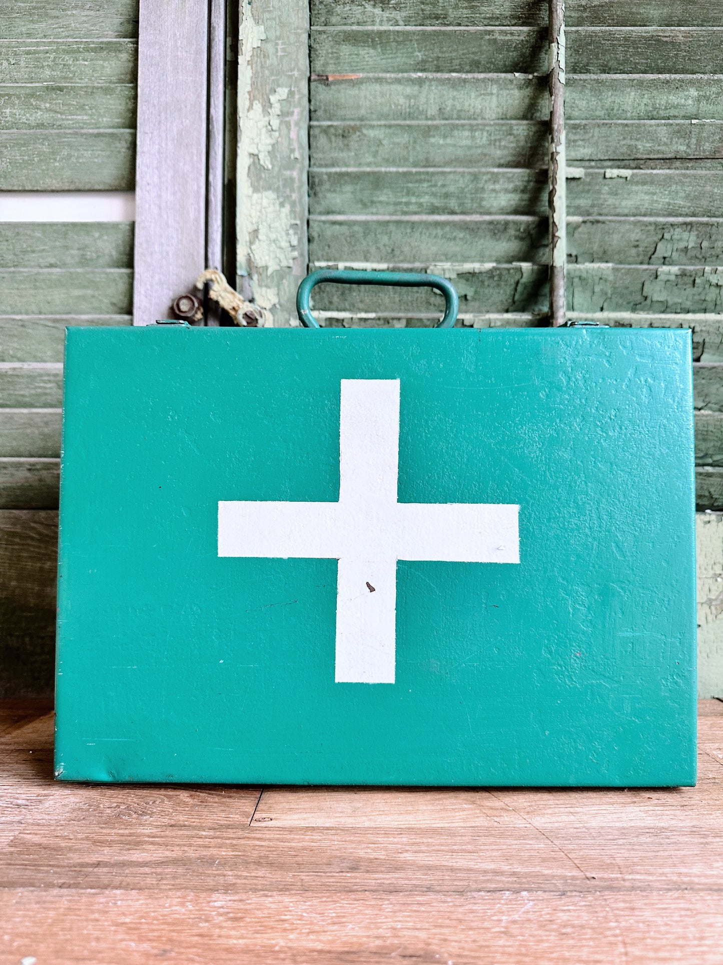 Vintage Metal First Aid Kit