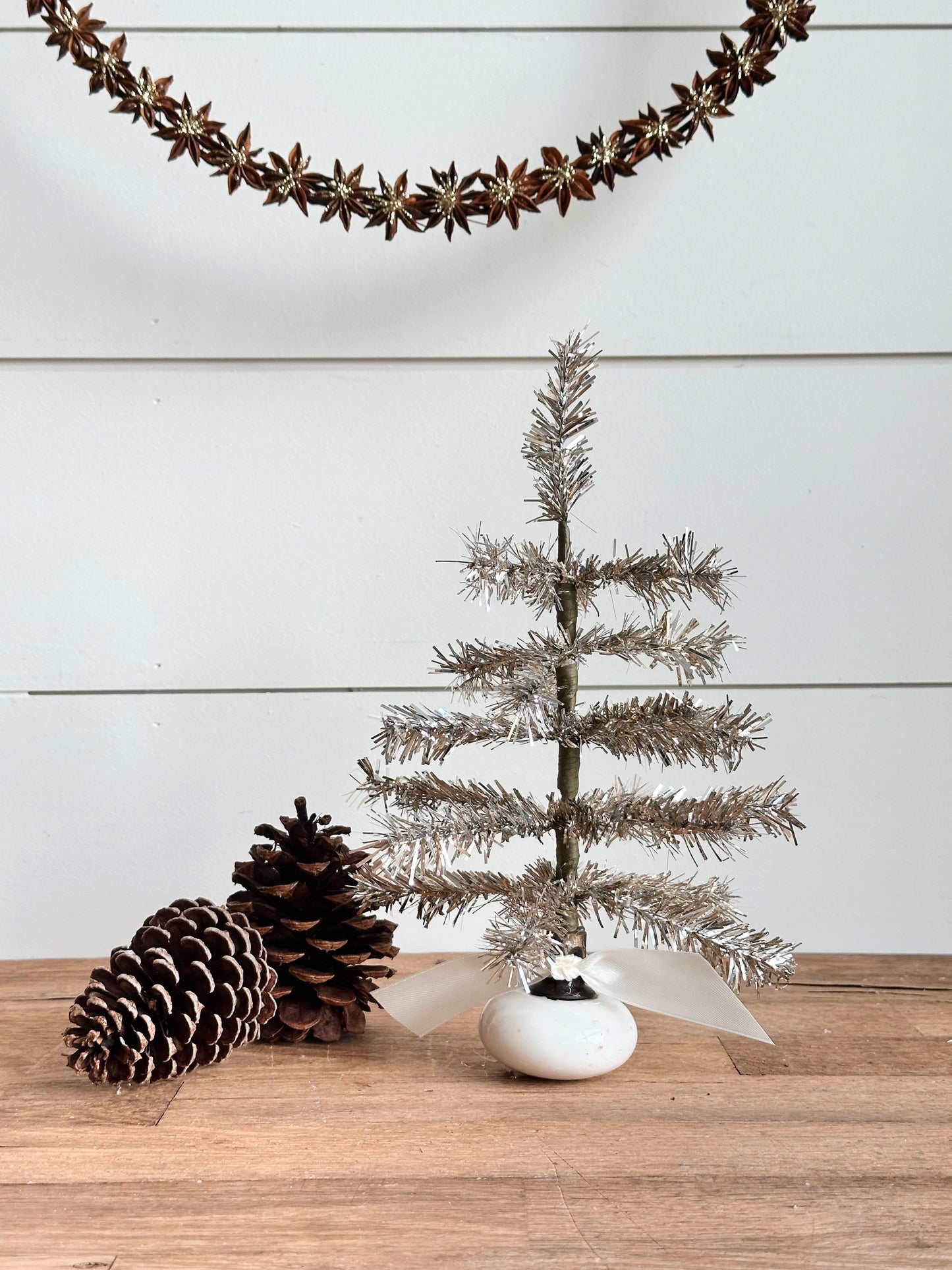 Vintage Doorknob Tinsel Tree