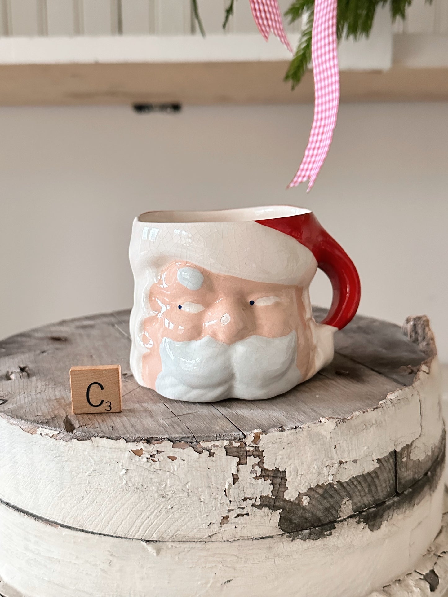 Vintage Santa Mug