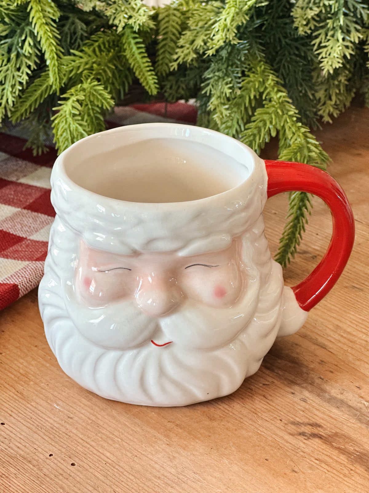 Blushing Santa Mug