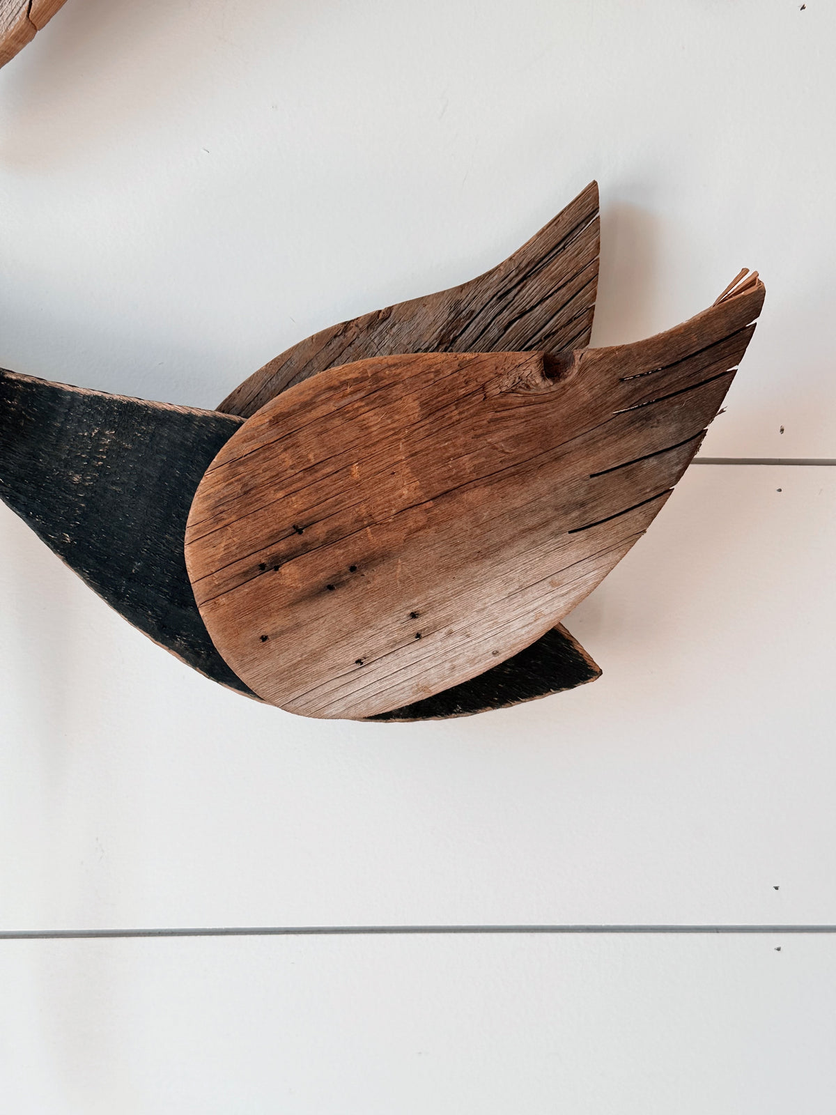 Vintage Wooden Geese Wall Hangings