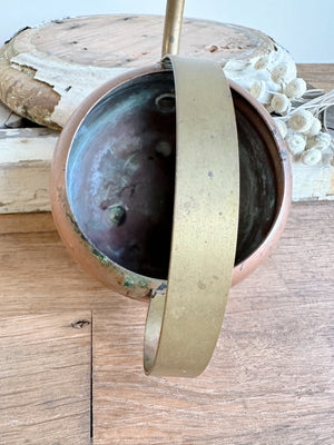 Vintage Copper and Brass Watering Can