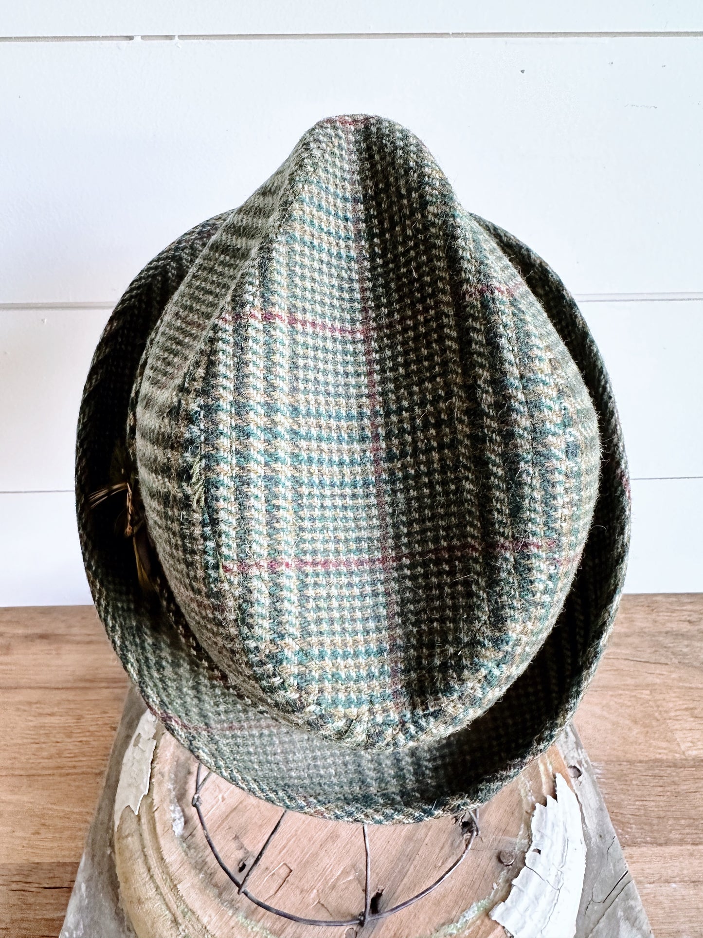 Vintage Fedora with Horse Detail