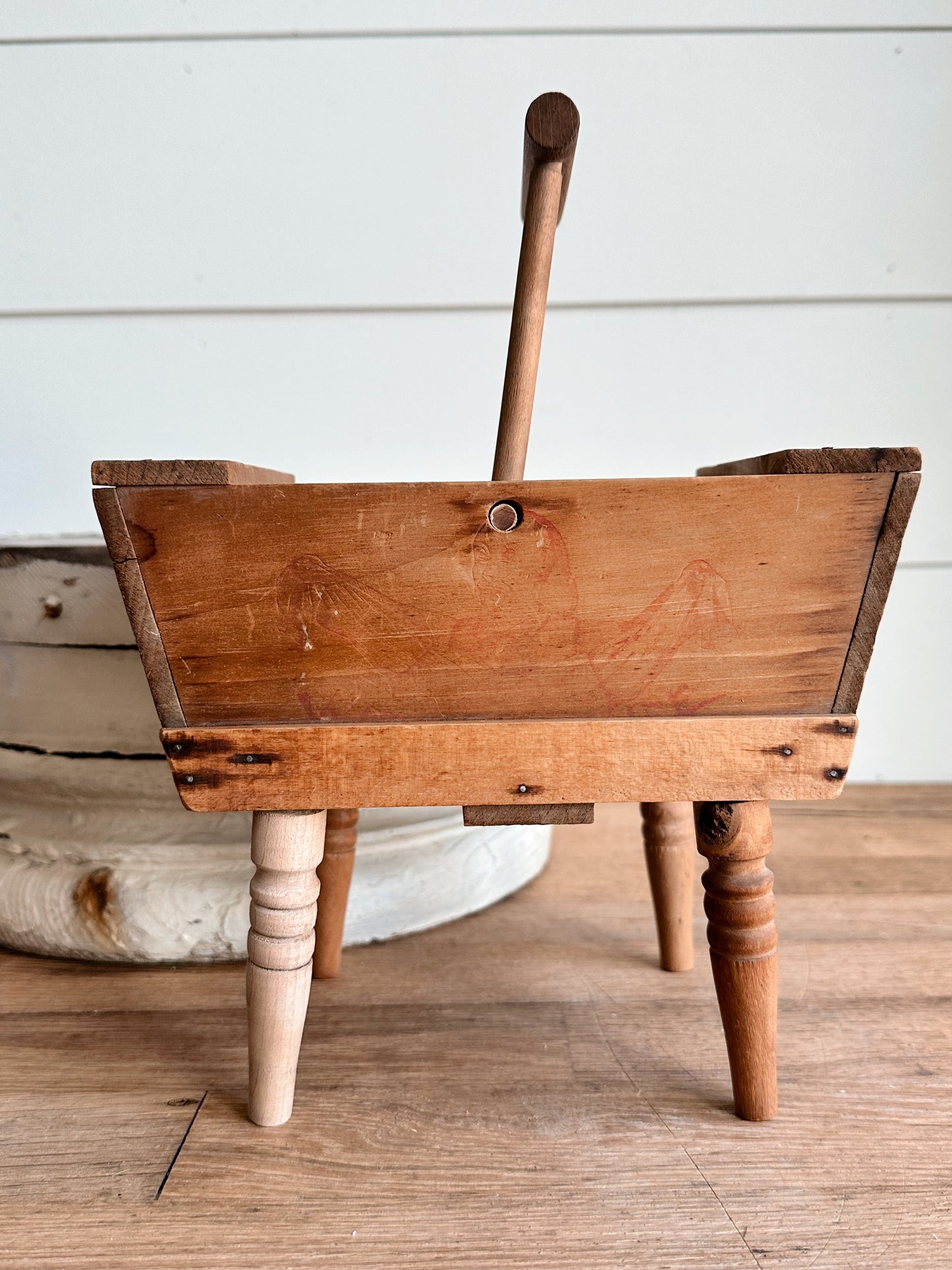 Collection of Antique Miniature Wood Laundry Items