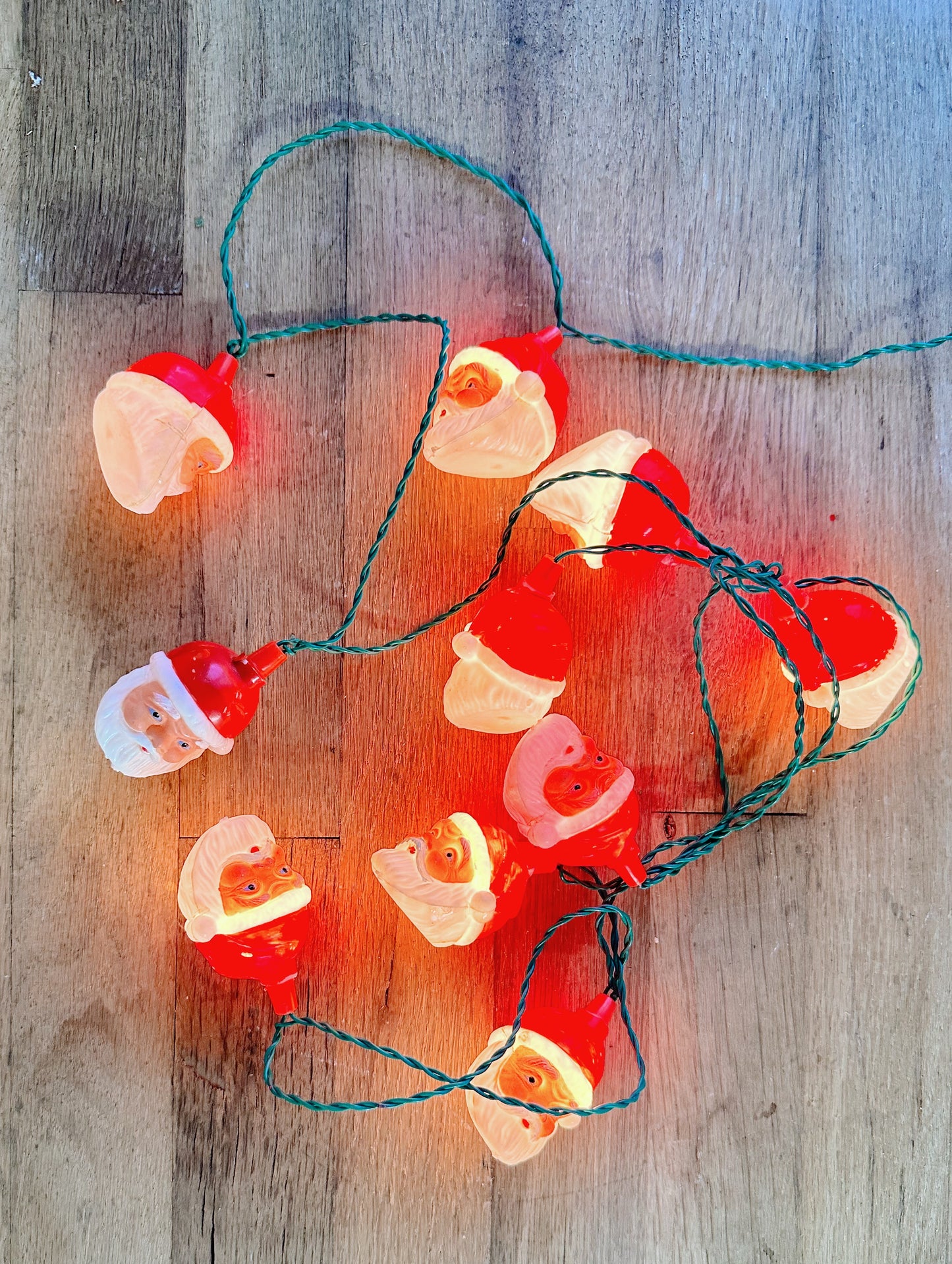 Vintage Santa Lights