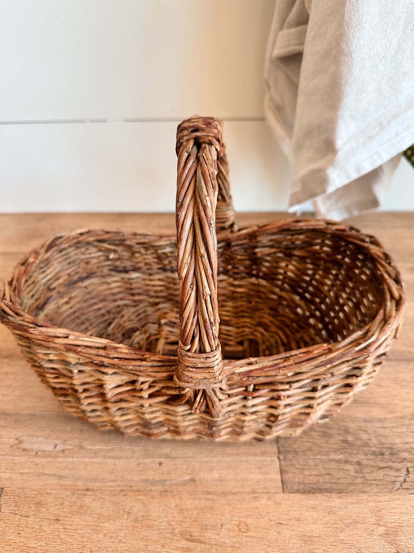 Pair of Vintage Woven Baskets
