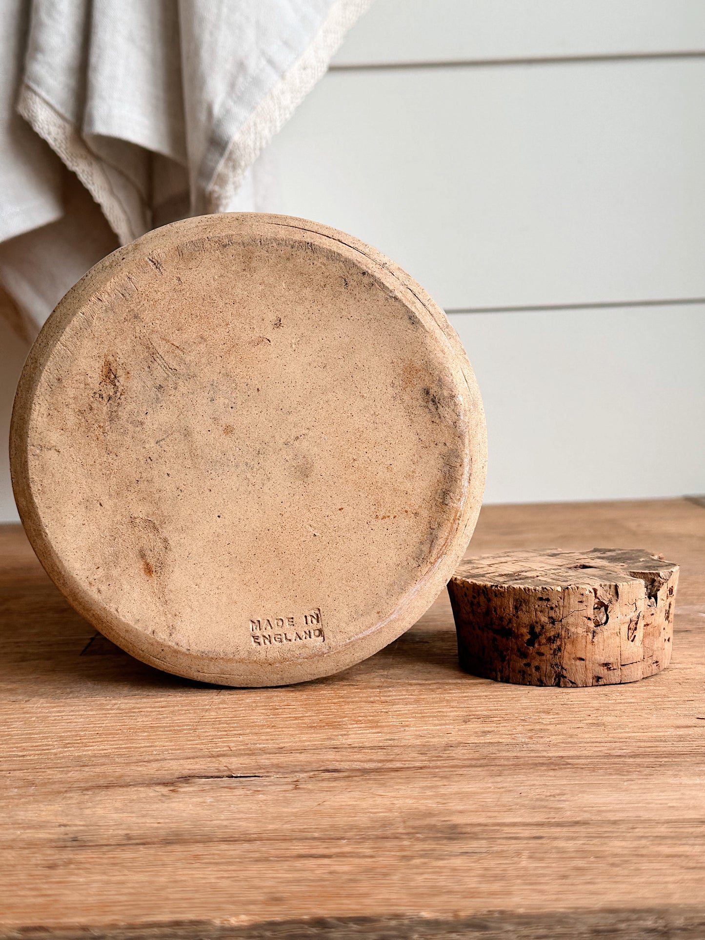 Vintage Stoneware Pickle Crock, Made in England