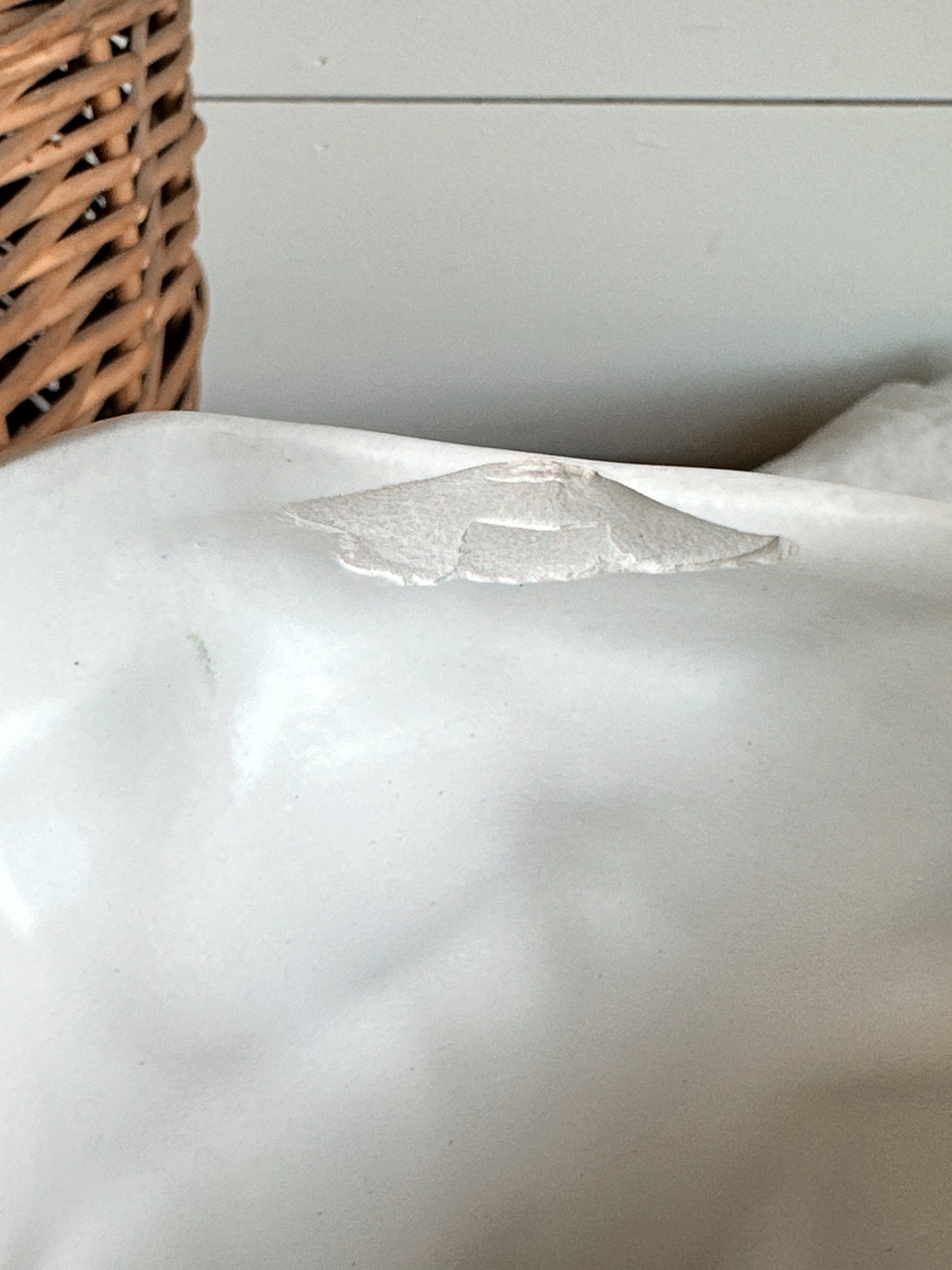 Vintage English Pitcher, Soldier Relief Design