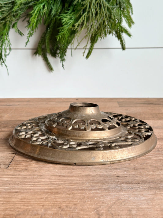 Vintage Iron Lamp Base, Tree Base