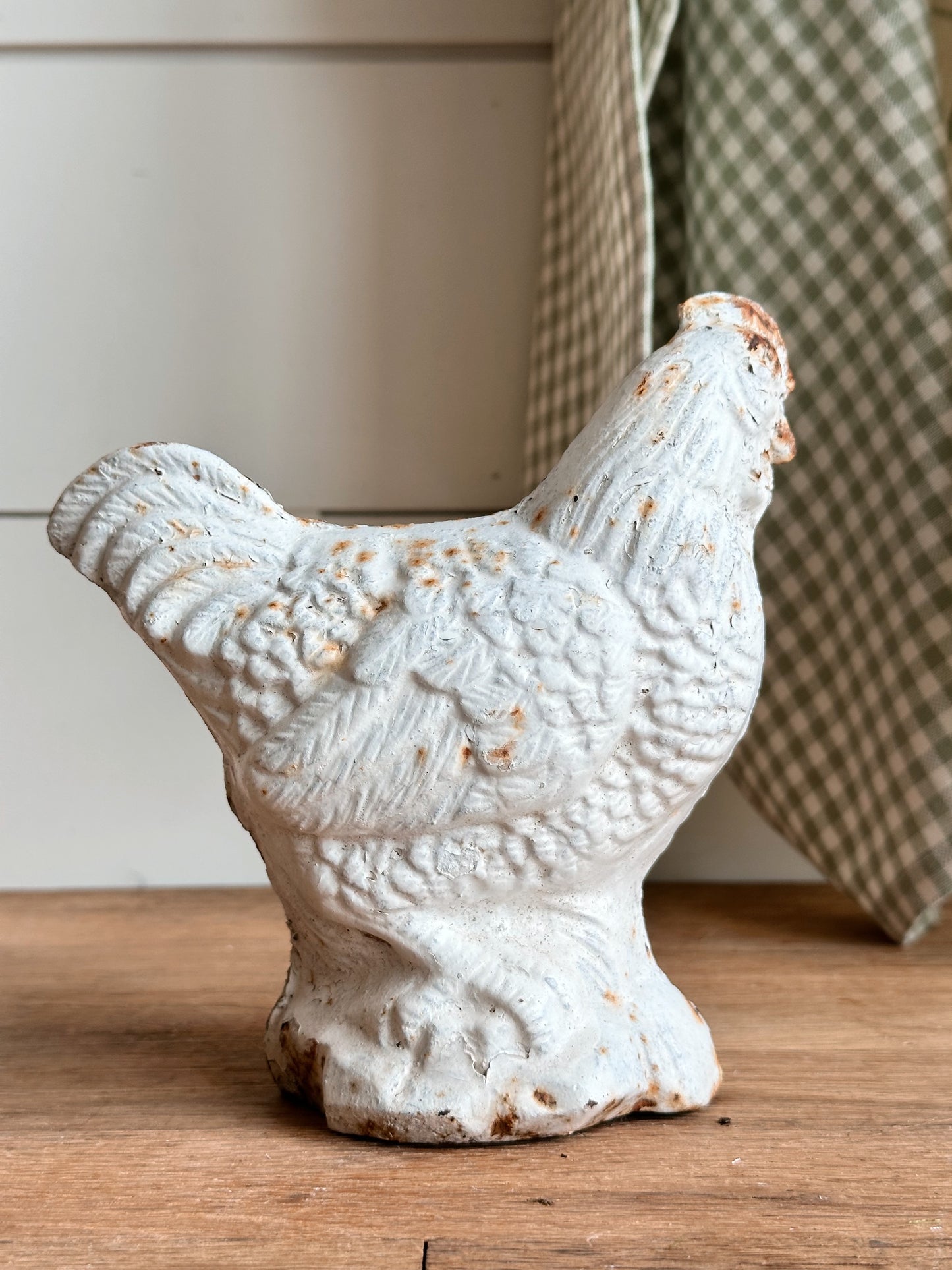 Chippy Vintage Cast Iron Rooster