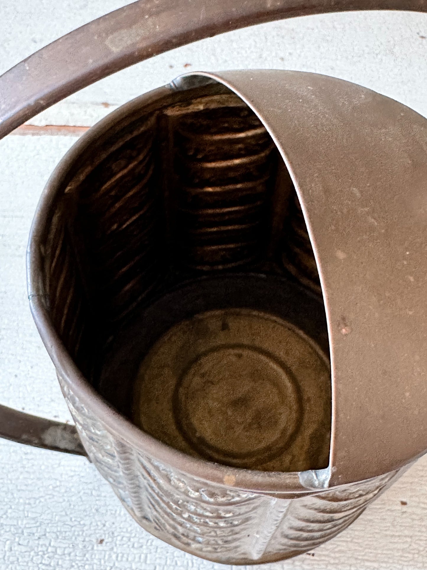 Vintage English Brass Watering Can