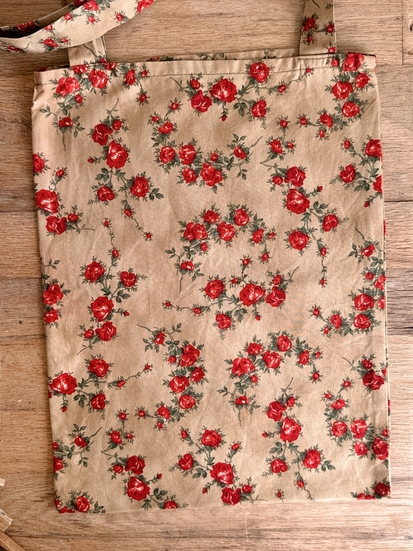 Vintage Handmade Tote & Clothespins
