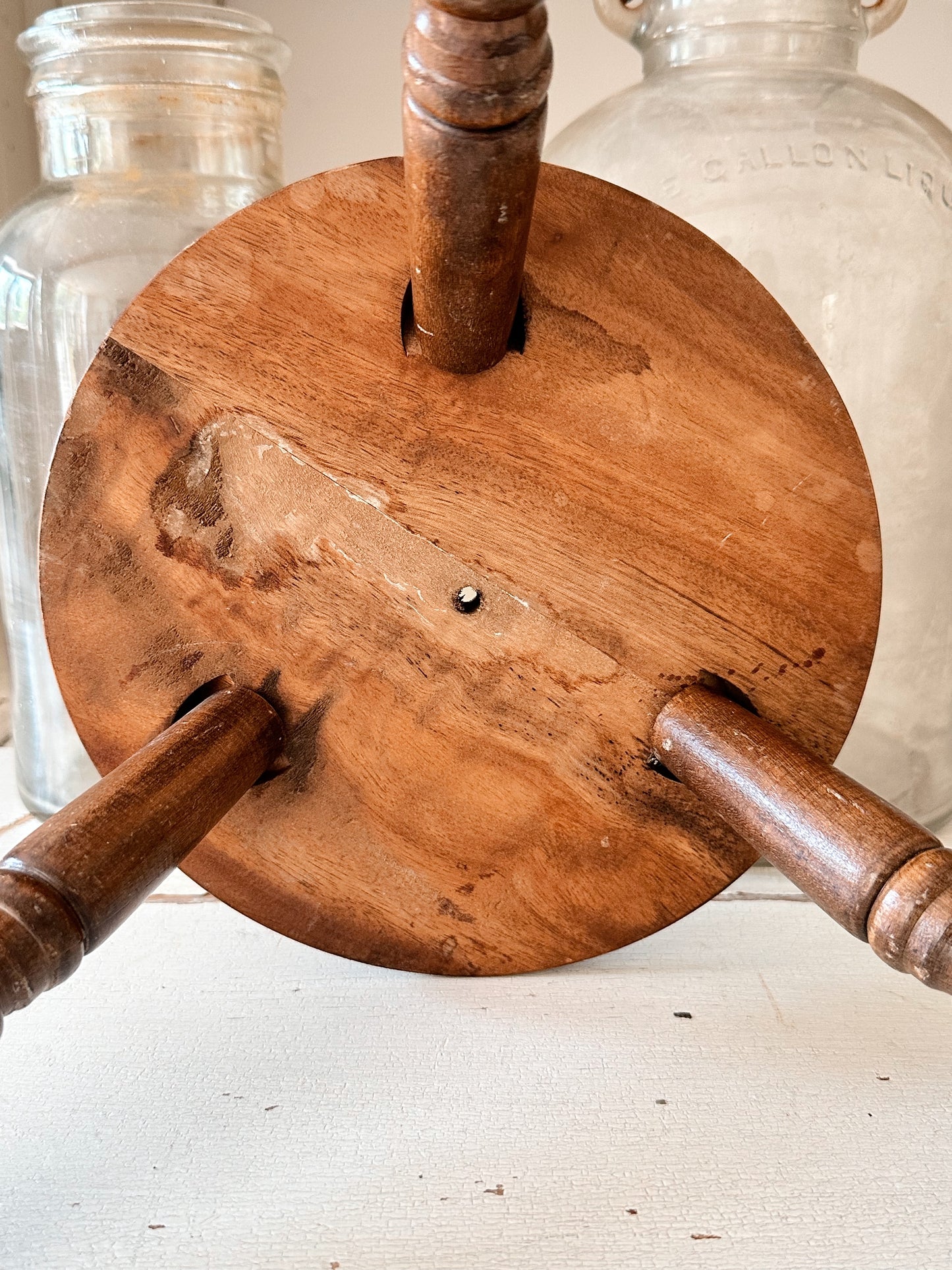 Vintage Wood Stool