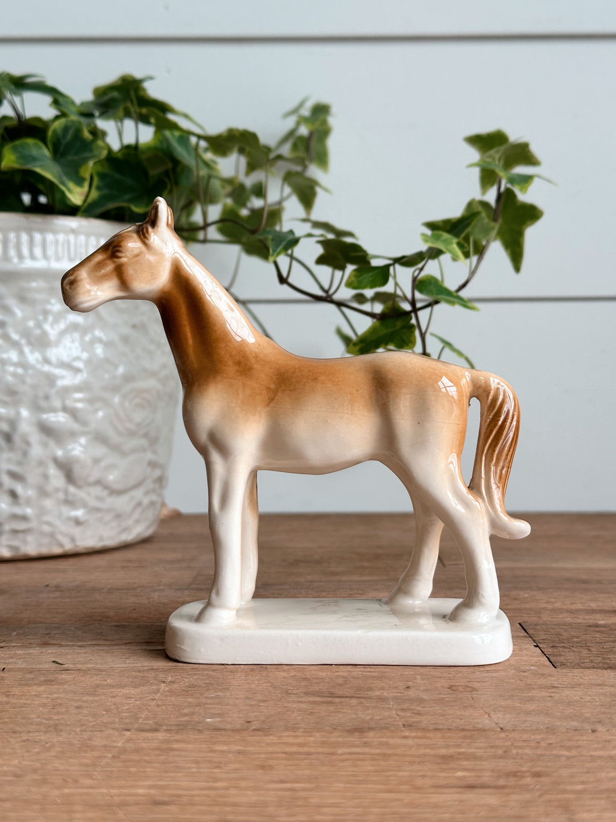 Vintage Porcelain Horse (Japan)