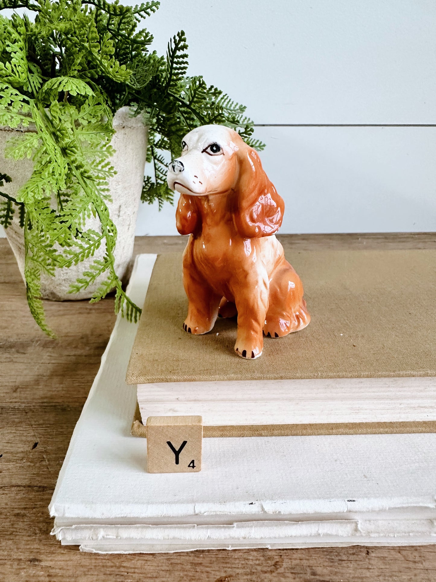 Vintage Cocker Spaniel Figurine