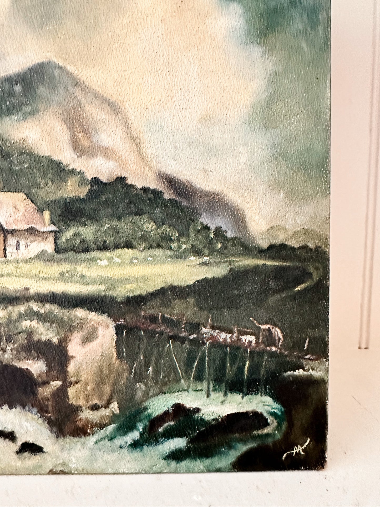 Original 1936 Vintage Painting