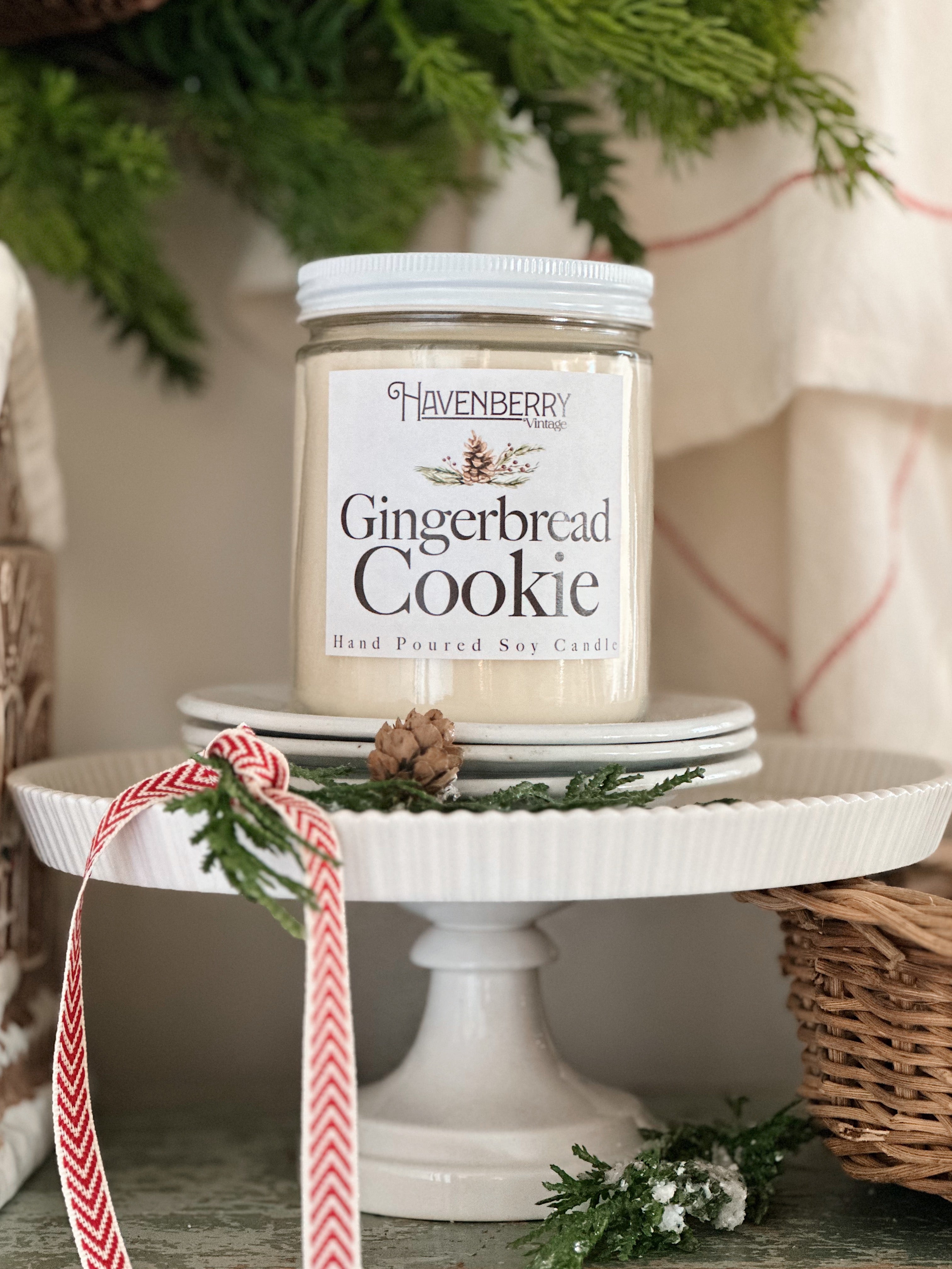 Hand Poured Gingerbread Cookie Candle