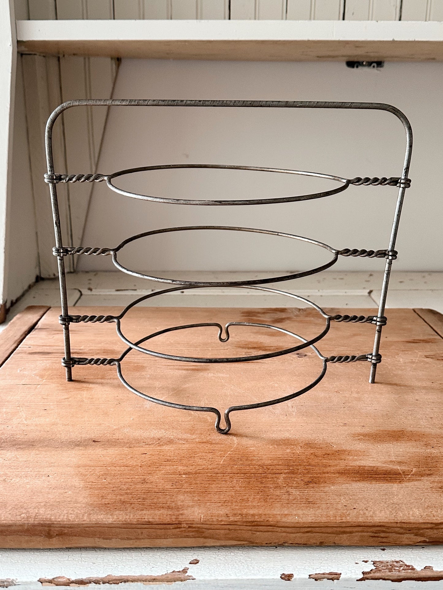 Vintage Metal Wire Pie Rack