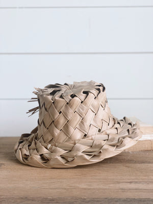 Hand Woven Coconut Palm Leaf Sun Hat