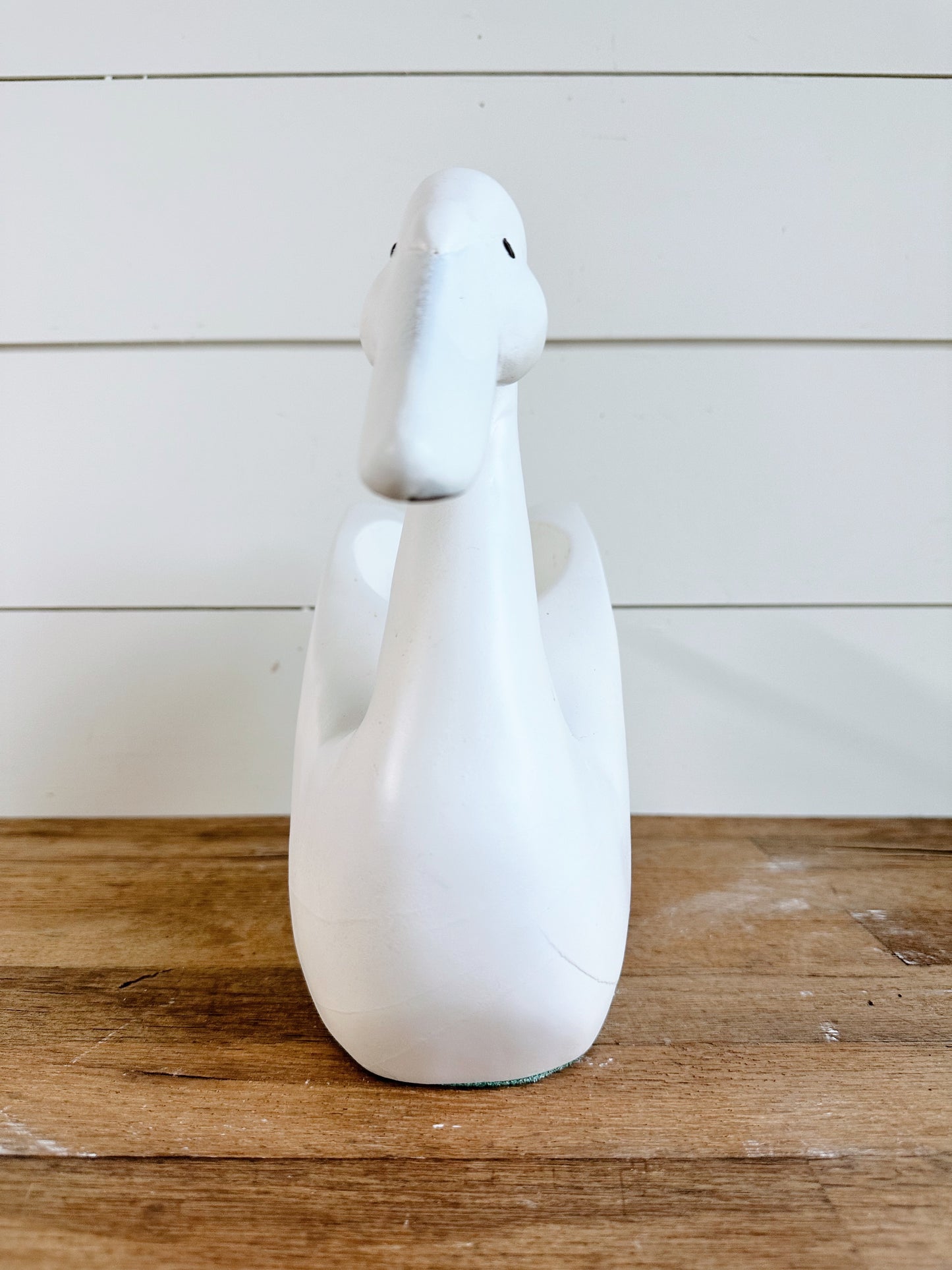 Wood Swan Planter