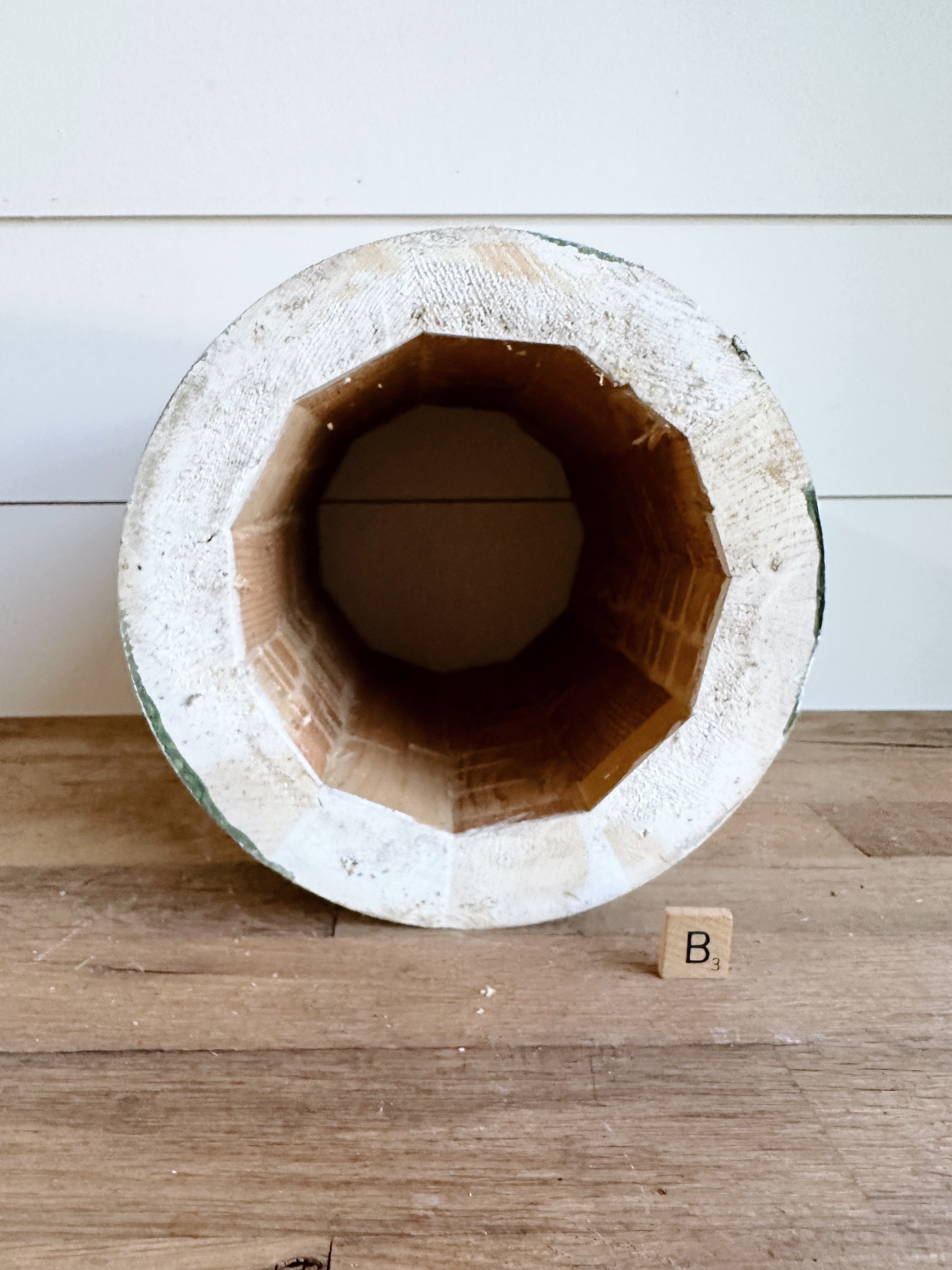 Salvaged Wood Column “Vase”