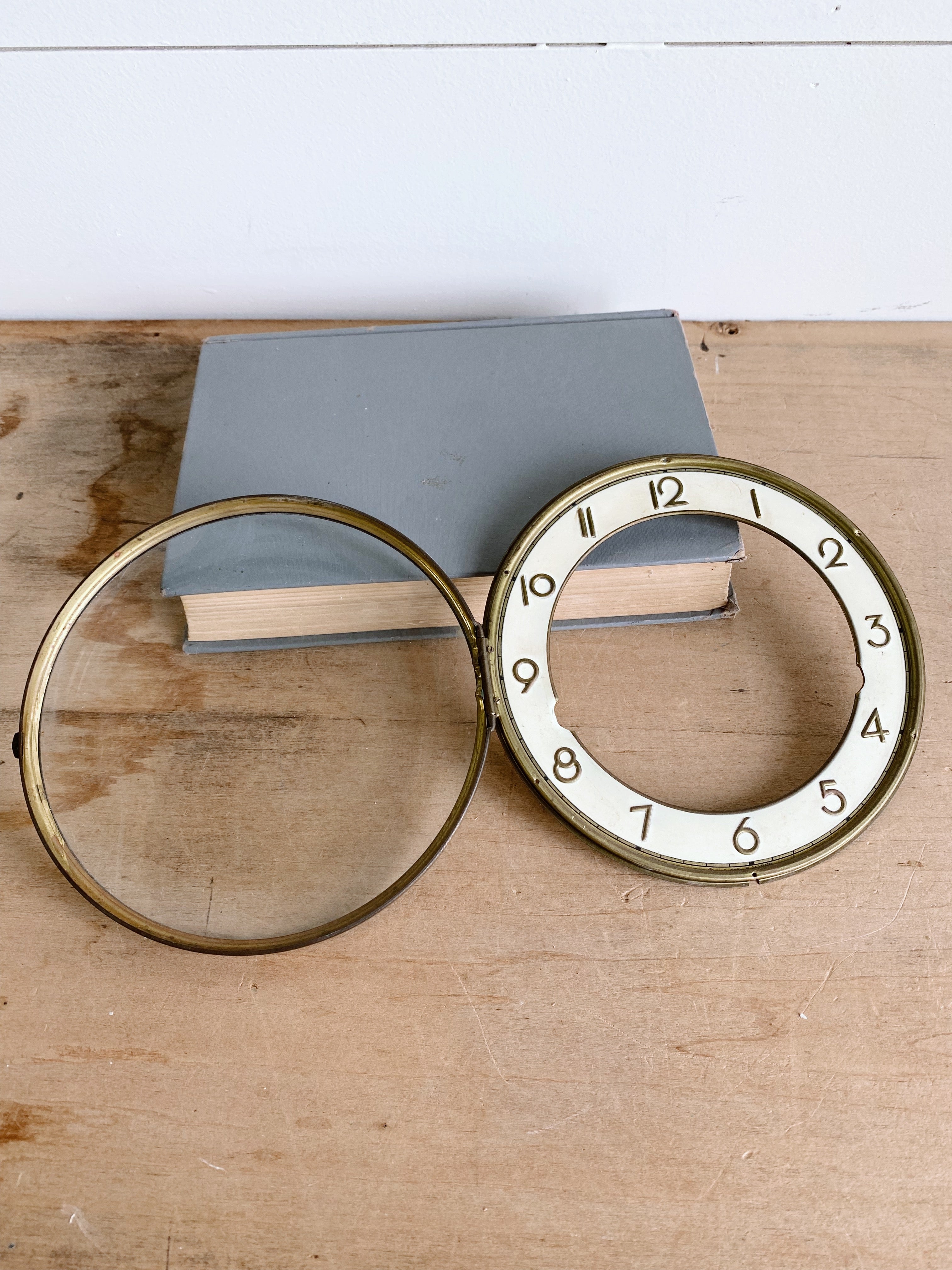Vintage Clock Face with Bezels