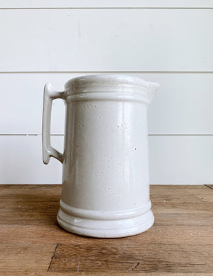 Heavy Stoneware Pitcher