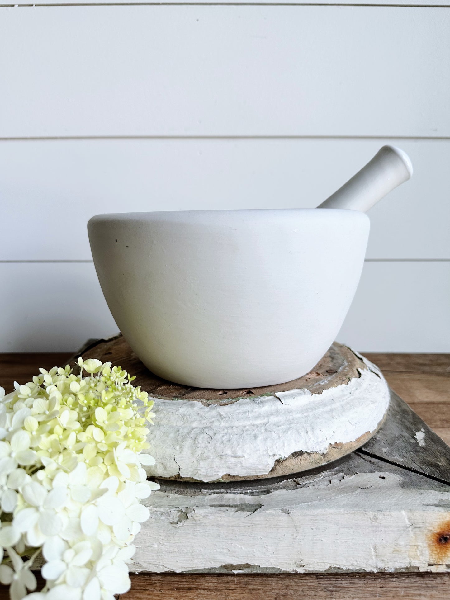 Large Vintage Mortar & Pestle