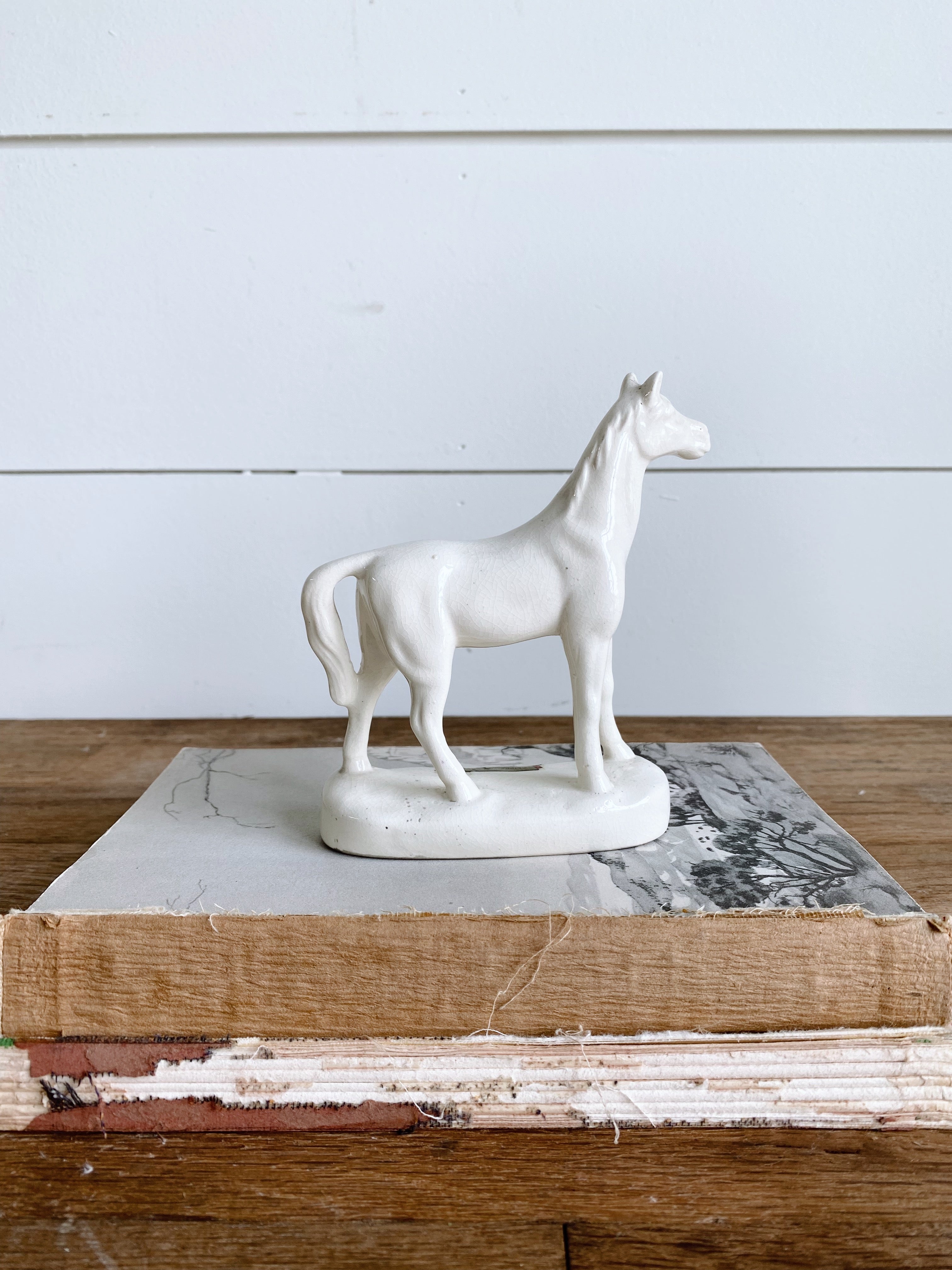 Petite Vintage Porcelain Horse