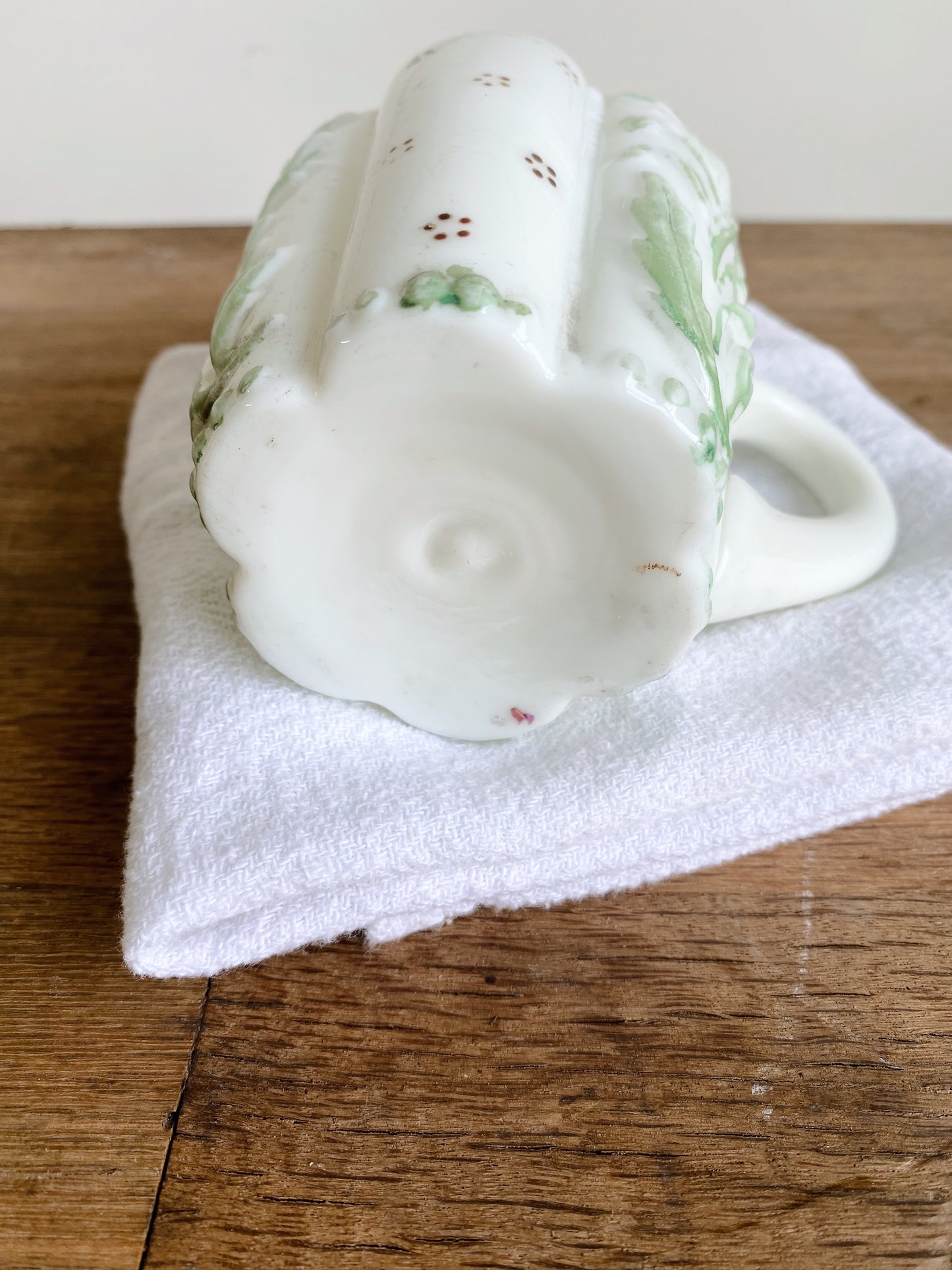 Darling Milkglass Syrup Pitcher