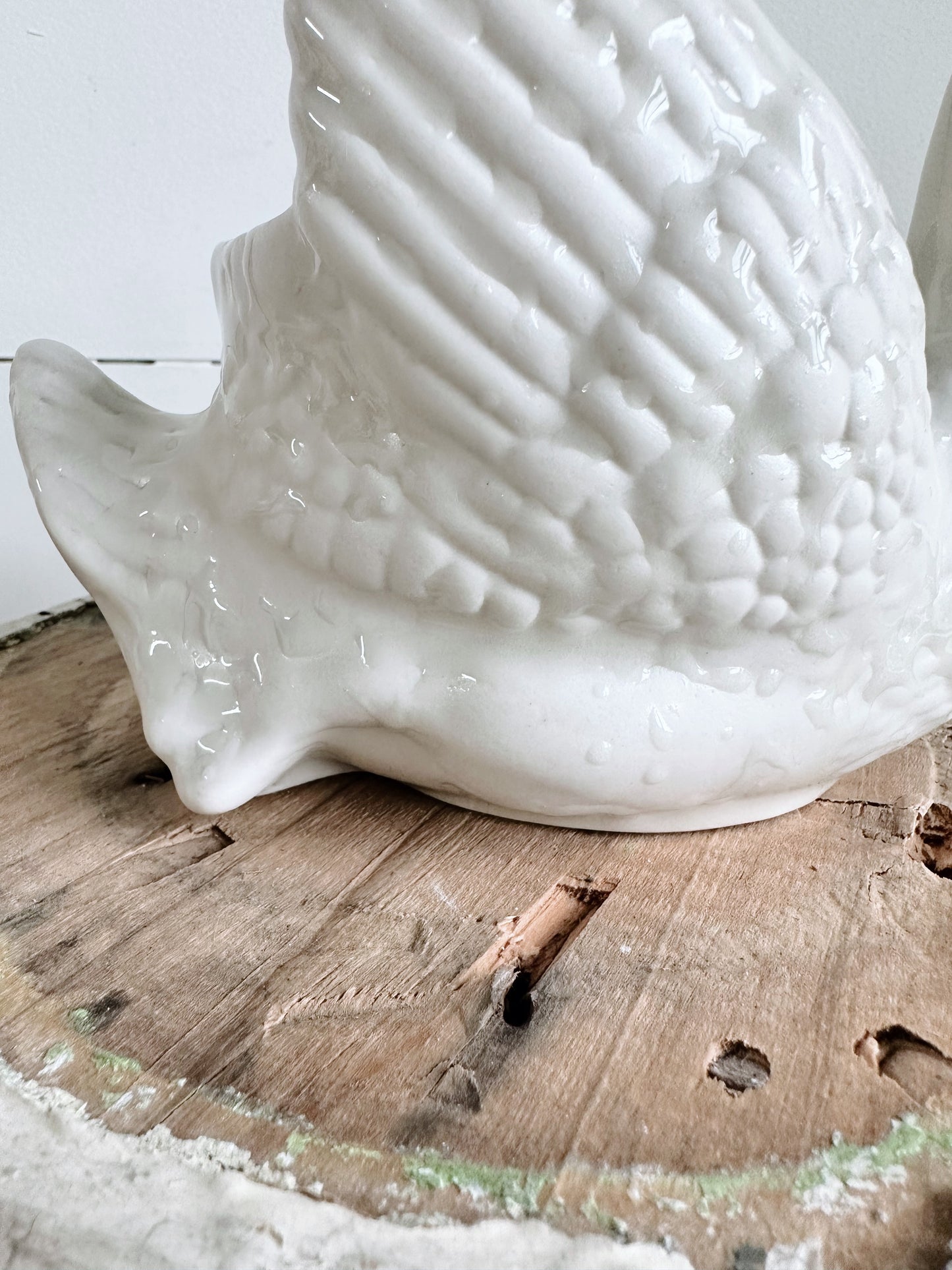 Vintage Swan Planter