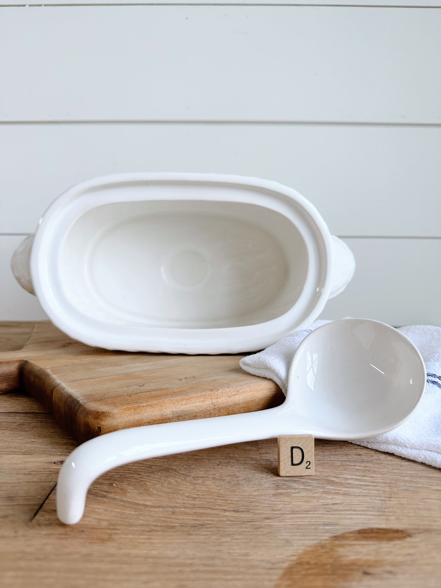 Vintage Duck Tureen with Ladle