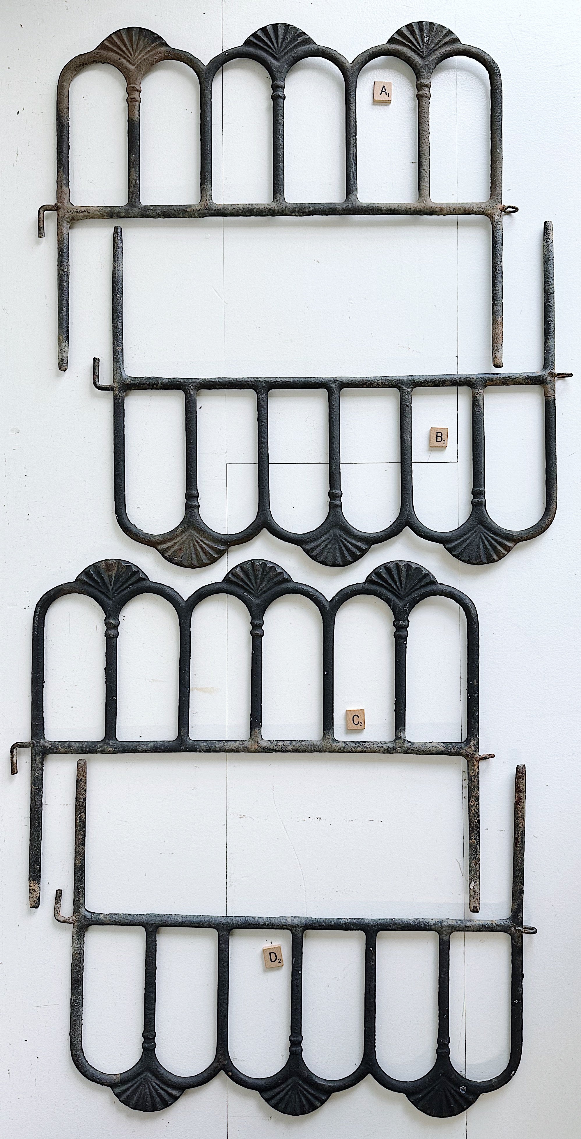 Antique Cast Iron Garden Fencing