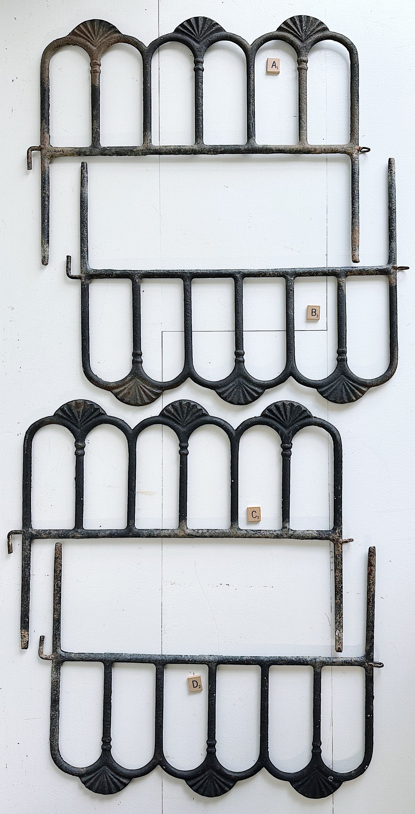 Antique Cast Iron Garden Fencing