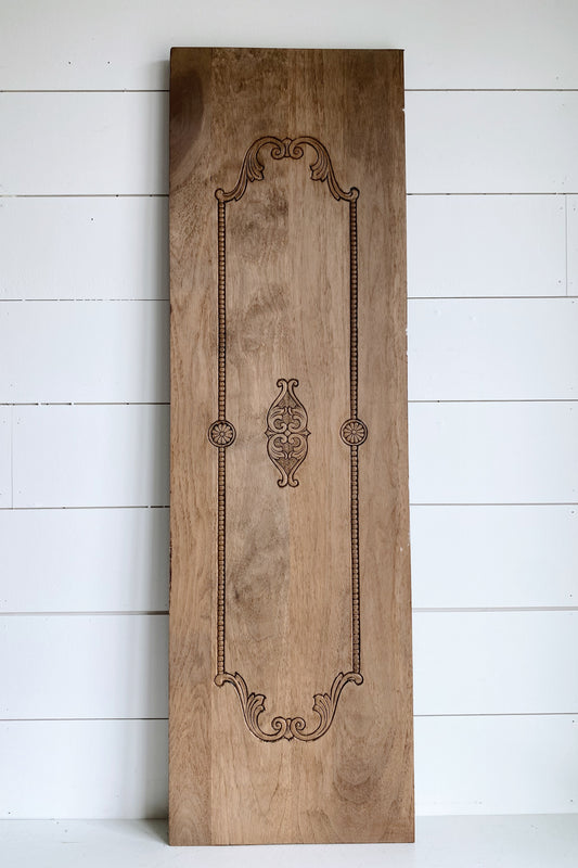 Salvaged Antique Pump Organ Panel (43.5”)