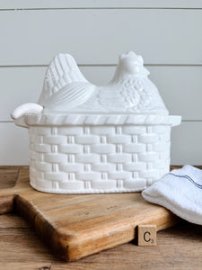 Vintage Hen on a Nest Tureen with Ladle