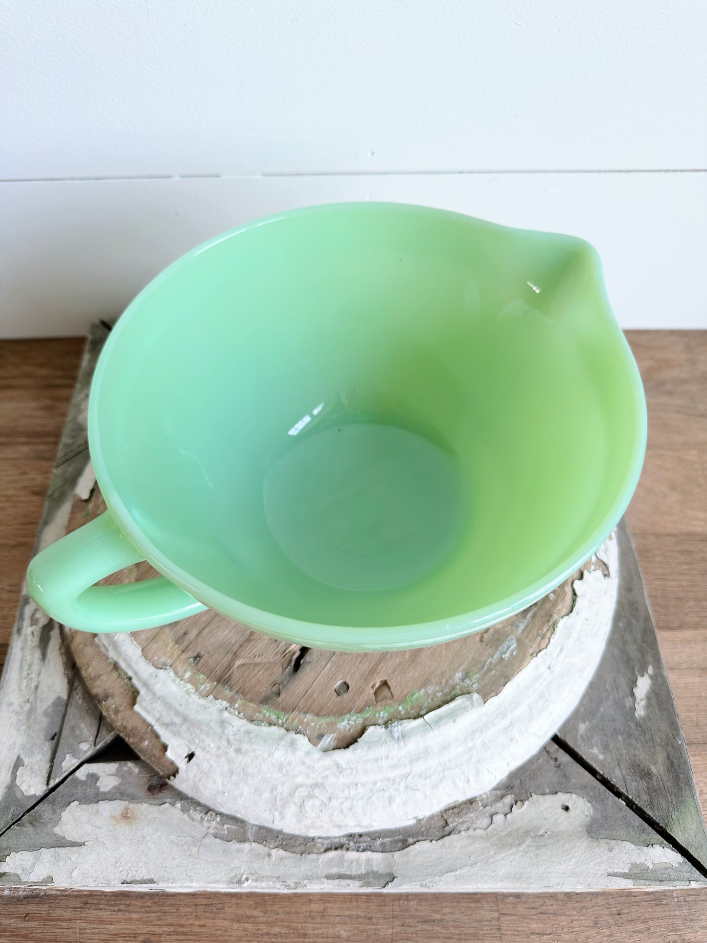 Vintage Fire King Jadeite Batter Bowl