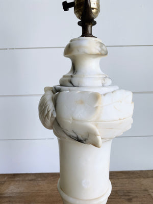 Vintage Alabaster Lamp (re-wired)