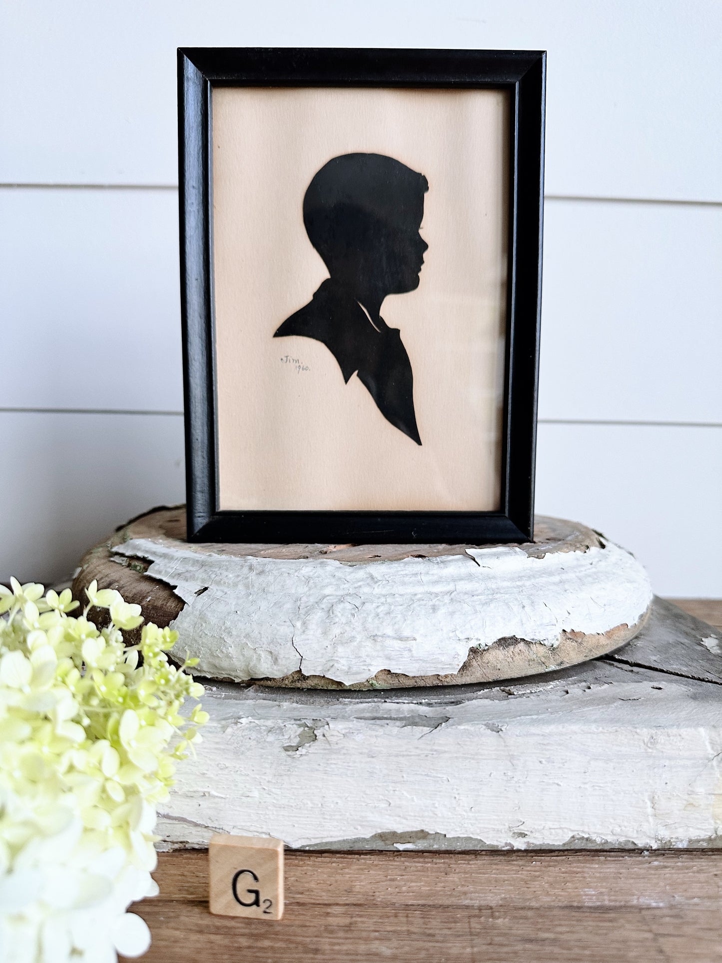 Vintage Hand Cut Silhouette