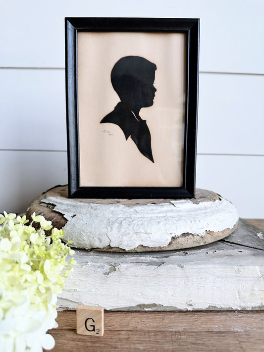 Vintage Hand Cut Silhouette