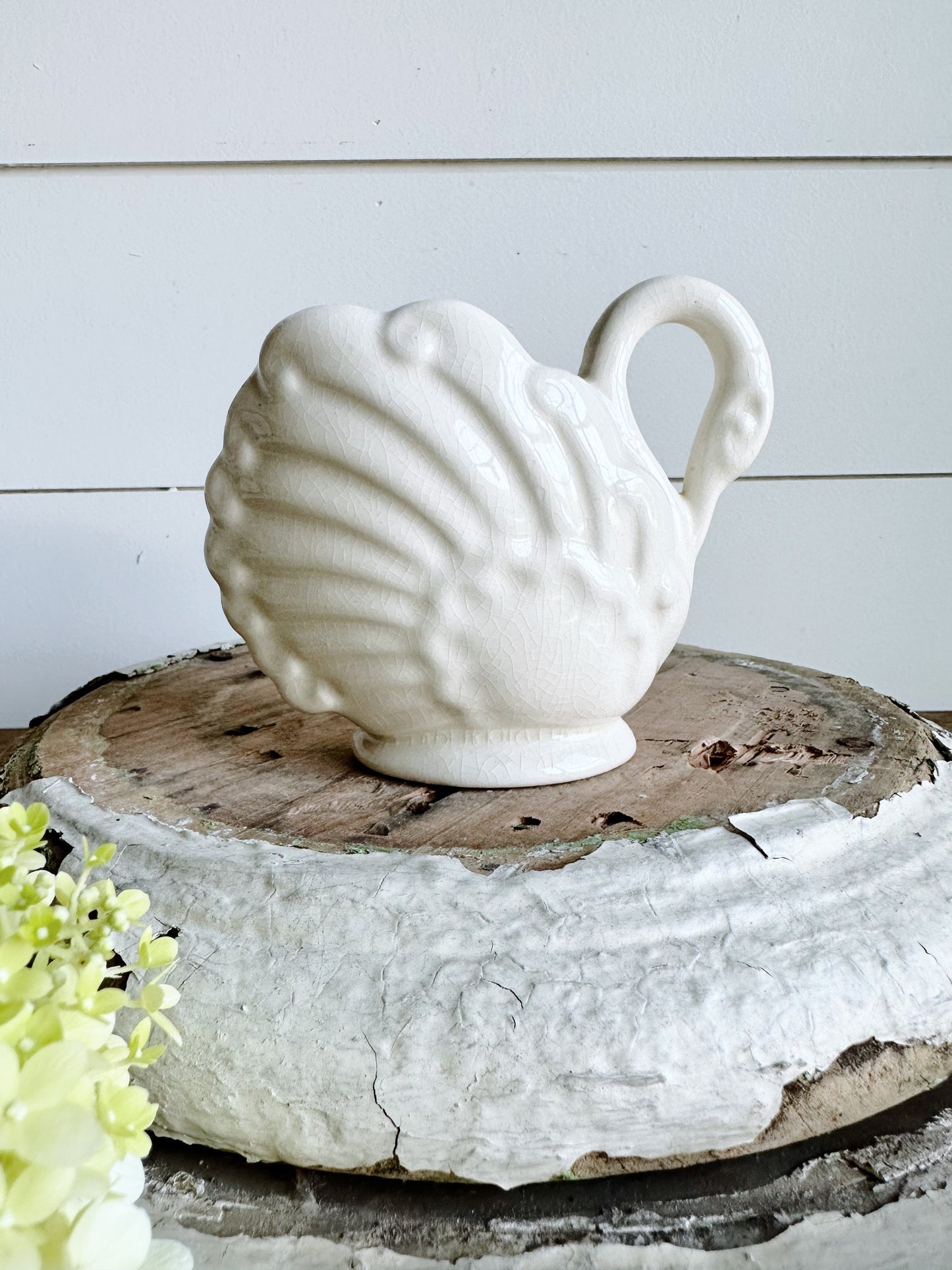 Vintage Swan Planter